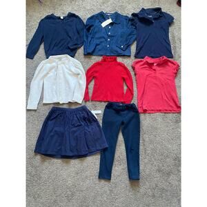 Girls Kindergarten Uniform Clothes Bundle- Sizes 4/5-6